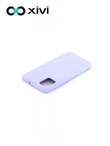 Накладка задняя Xivi для SAMSUNG Galaxy A51 5G, Silicon Case, силикон, матовая, №11, цвет лавандовый 4