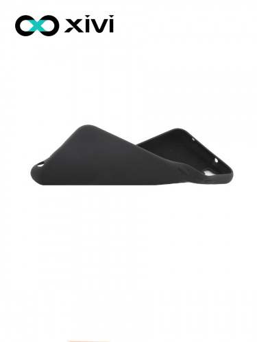 Накладка задняя Xivi для XIAOMI Redmi Note 8T, Silicon Case, силикон, матовая, №1, цвет чёрный 6