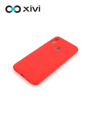 Накладка задняя Xivi для HUAWEI Y6 PRIME 2019 Y6S, Silicon Case, силикон, матовая, №4, цвет морковный 3