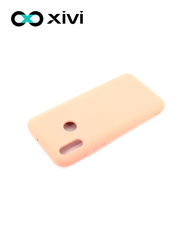 Накладка задняя Xivi для HUAWEI P Smart (2019), Silicon Case, силикон, матовая, №39, цвет бежевый 4