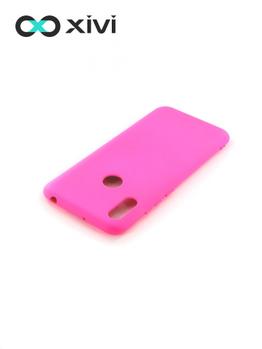 Накладка задняя Xivi для HUAWEI Y6 PRIME 2019 Y6S, Silicon Case, силикон, матовая, №33, цвет розовый 4