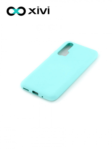 Накладка задняя Xivi для HUAWEI HONOR 20 PRO, Silicon Case, силикон, матовая, №8, цвет голубой 3