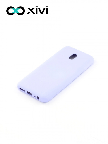 Накладка задняя Xivi для XIAOMI REDMI 8A, Silicon Case, силикон, матовая, №11, цвет лавандовый 3