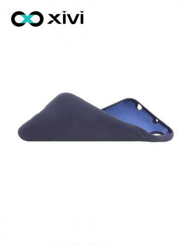 Накладка задняя Xivi для HUAWEI Y5 (2019) 8S, Silicon Case, силикон, матовая, №2, цвет индиго, тёмный 6
