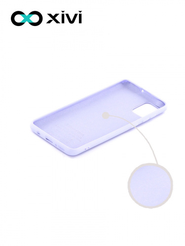 Накладка задняя Xivi для SAMSUNG Galaxy A51 5G, Silicon Case, силикон, матовая, №11, цвет лавандовый 2