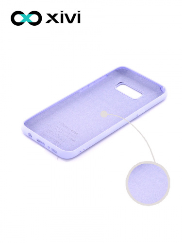 Накладка задняя Xivi для SAMSUNG Galaxy S8 Plus, Silicon Case, силикон, матовая, №11, цвет лавандовый 2