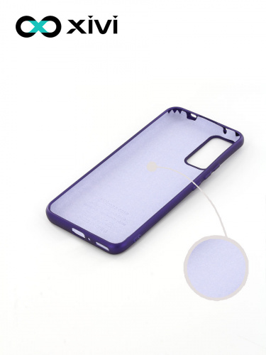 Накладка задняя Xivi для HUAWEI Honor 30 , Silicon Case, силикон, матовая, №17, цвет фиолетовый 2
