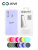 Накладка задняя Xivi для HUAWEI P30 Lite Nova 4E, Silicon Case, силикон, матовая, №11, цвет лавандовый 5
