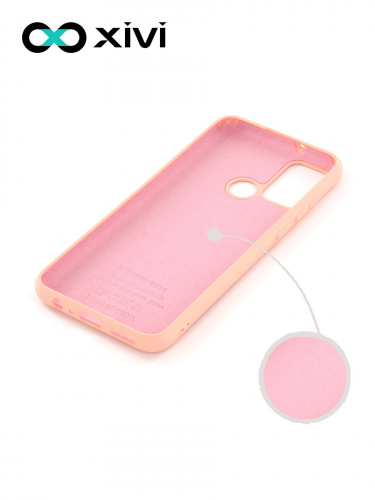 Накладка задняя Xivi для HUAWEI Honor 9A, Silicon Case, силикон, матовая, №30, цвет розовый 2