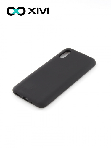 Накладка задняя Xivi для XIAOMI Redmi 9A, Silicon Case, силикон, матовая, №1, цвет чёрный 3