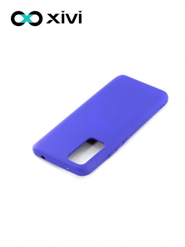 Накладка задняя Xivi для HUAWEI Honor 30 , Silicon Case, силикон, матовая, №47, цвет синий 4