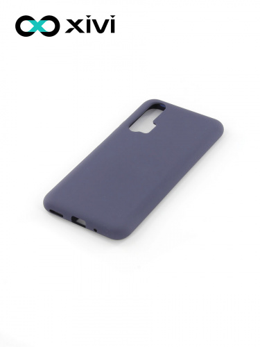 Накладка задняя Xivi для HUAWEI HONOR 20 PRO, Silicon Case, силикон, матовая, №2, цвет индиго, тёмный 3