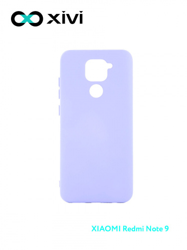Накладка задняя Xivi для XIAOMI REDMI NOTE 9, Silicon Case, силикон, матовая, №11, цвет лавандовый 1