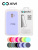 Накладка задняя Xivi для SAMSUNG Galaxy J2 CORE J260, Silicon Case, силикон, матовая, №11, цвет лавандовый 5