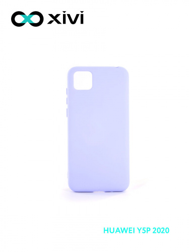 Накладка задняя Xivi для HUAWEI Y5P 2020 HONOR9S, Silicon Case, силикон, матовая, №11, цвет лавандовый 1