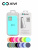 Накладка задняя Xivi для APPLE iPhone 12 5.4, Silicon Case, силикон, матовая, №8, цвет голубой 5