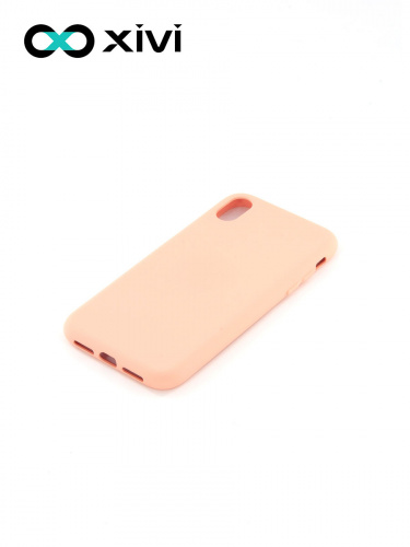 Накладка задняя Xivi для APPLE iPhone XR, Silicon Case, силикон, матовая, №39, цвет бежевый 3