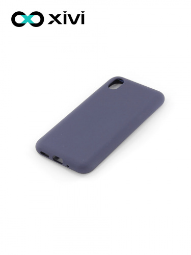 Накладка задняя Xivi для HUAWEI Y5 (2019) 8S, Silicon Case, силикон, матовая, №2, цвет индиго, тёмный 3