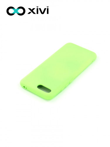 Накладка задняя Xivi для HUAWEI Honor 10, Silicon Case, силикон, матовая, №61, цвет салатовый 4