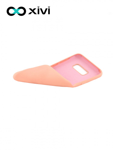 Накладка задняя Xivi для SAMSUNG Galaxy S8, Silicon Case, силикон, матовая, №30, цвет розовый 6