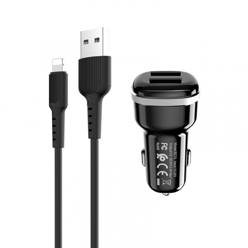 borofone-bz13-extreme-dual-port-car-charger-set-lightning-cable-specs