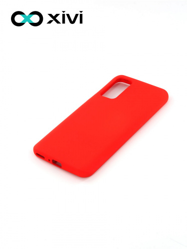 Накладка задняя Xivi для HUAWEI Honor 30 , Silicon Case, силикон, матовая, №4, цвет морковный 3