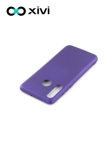 Накладка задняя Xivi для HUAWEI P30 Lite Nova 4E, Silicon Case, силикон, матовая, №17, цвет фиолетовый 4