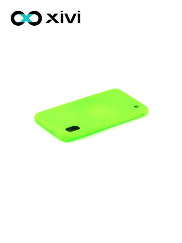 Накладка задняя Xivi для SAMSUNG Galaxy A10 A105, Silicon Case, силикон, матовая, №61, цвет салатовый 4