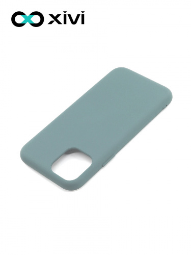 Накладка задняя Xivi для APPLE iPhone 11 Pro, Silicon Case, силикон, матовая, №56, цвет зелёный 4