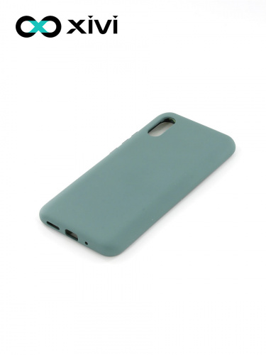 Накладка задняя Xivi для XIAOMI Redmi 9A, Silicon Case, силикон, матовая, №56, цвет зелёный 3