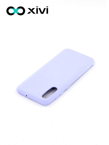 Накладка задняя Xivi для SAMSUNG Galaxy A50 A30S A50S, Silicon Case, силикон, матовая, №11, цвет лавандовый 4