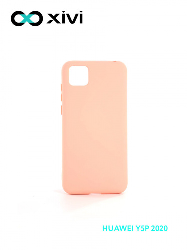 Накладка задняя Xivi для HUAWEI Y5P 2020 HONOR9S, Silicon Case, силикон, матовая, №30, цвет розовый 1
