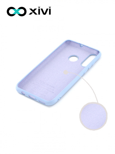 Накладка задняя Xivi для HUAWEI P30 Lite Nova 4E, Silicon Case, силикон, матовая, №42, цвет сиреневый 2