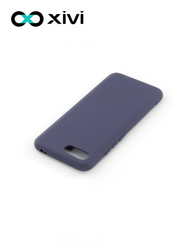Накладка задняя Xivi для HUAWEI Honor 10, Silicon Case, силикон, матовая, №2, цвет индиго, тёмный 4