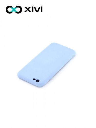Накладка задняя Xivi для APPLE iPhone 6 6S (4.7), Silicon Case, силикон, матовая, №42, цвет сиреневый 4