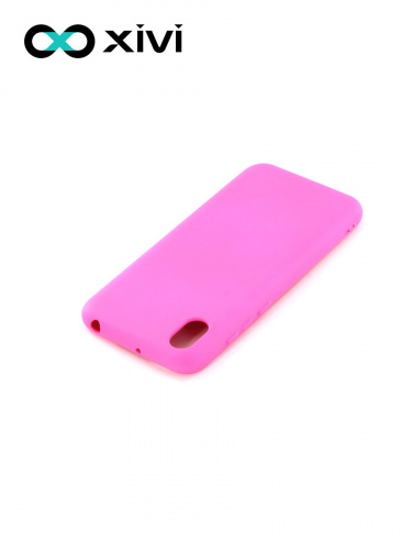 Накладка задняя Xivi для HUAWEI Y5 (2019) 8S, Silicon Case, силикон, матовая, №33, цвет розовый 4