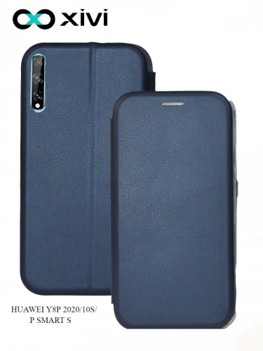 Чехол-книжка Xivi для HUAWEI Y8P 202010SP SMART S, Fashion Case, на магните, экокожа, цвет темно-синий 1