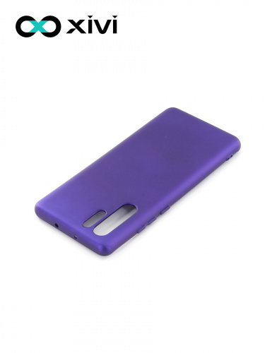 Накладка задняя Xivi для HUAWEI P30 Pro, Silicon Case, силикон, матовая, №17, цвет фиолетовый 4