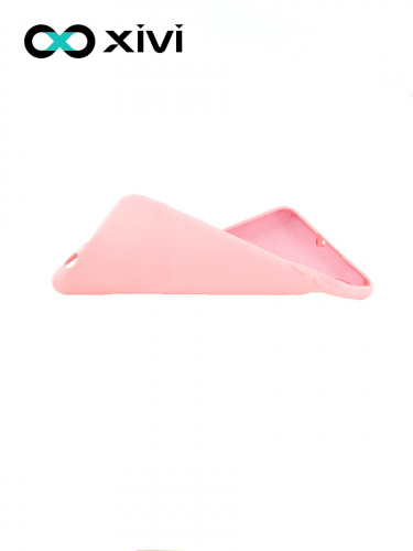 Накладка задняя Xivi для HUAWEI P30 Lite Nova 4E, Silicon Case, силикон, матовая, №19, цвет розовый 6