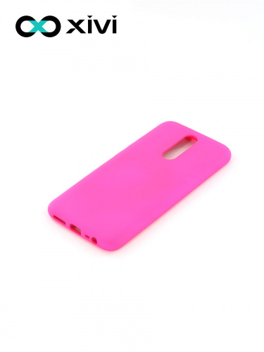Накладка задняя Xivi для XIAOMI Redmi 8, Silicon Case, силикон, матовая, №64, цвет фуксия 3