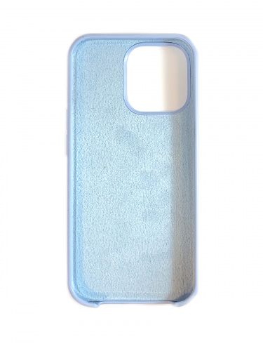 Накладка задняя для iPhone 13 Pro Max, Silicon Case, силикон, матовая, под оригинал, №83, сиреневый