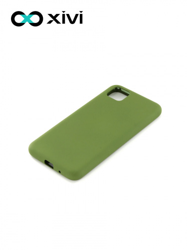 Накладка задняя Xivi для HUAWEI Y5P 2020 HONOR9S, Silicon Case, силикон, матовая, №57, цвет зелёный 3