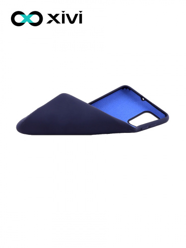 Накладка задняя Xivi для SAMSUNG Galaxy A31, Silicon Case, силикон, матовая, №2, цвет индиго, тёмный 6