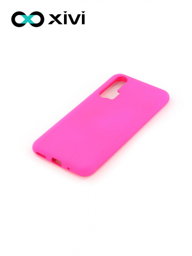 Накладка задняя Xivi для HUAWEI HONOR 20 PRO, Silicon Case, силикон, матовая, №64, цвет фуксия 3