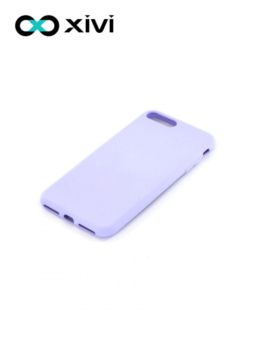 Накладка задняя Xivi для APPLE iPhone 7 8 Plus, Silicon Case, силикон, матовая, №11, цвет лавандовый 3