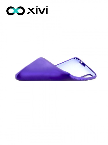 Накладка задняя Xivi для HUAWEI Y8P 2020 P SMART S, Silicon Case, силикон, матовая, №17, цвет фиолетовый 6