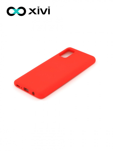 Накладка задняя Xivi для SAMSUNG Galaxy A41, Silicon Case, силикон, матовая, №4, цвет морковный 3