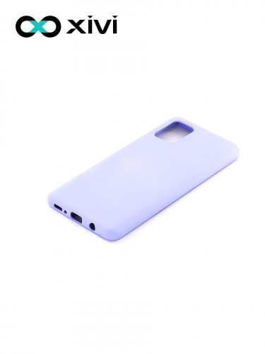 Накладка задняя Xivi для SAMSUNG Galaxy A71 5G, Silicon Case, силикон, матовая, №11, цвет лавандовый 3