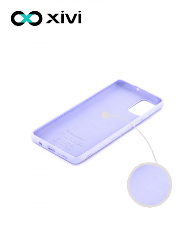 Накладка задняя Xivi для SAMSUNG Galaxy A71 5G, Silicon Case, силикон, матовая, №11, цвет лавандовый 2