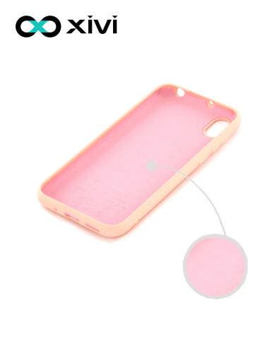 Накладка задняя Xivi для HUAWEI Y5 (2019) 8S, Silicon Case, силикон, матовая, №30, цвет розовый 2
